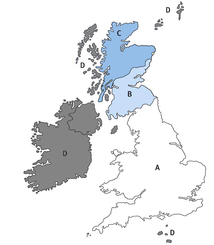 Delivery coverage map