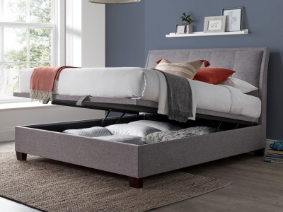 Kaydian Design Accent 5FT Kingsize Ottoman Bed - Marbella Grey