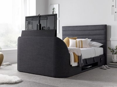 Kaydian Appleby TV Ottoman Bed - Slate