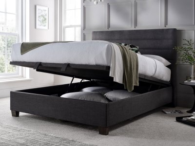 Kaydian Appleford 4FT 6 Double Ottoman Bed - Slate