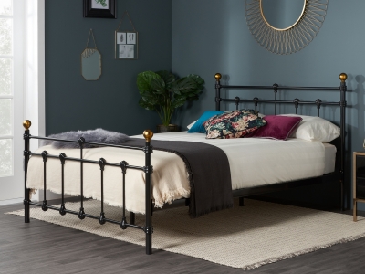 Birlea Atlas Metal Bed Frame - Black