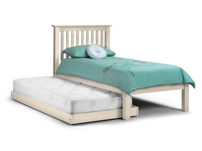 Barcelona 3-In-1 3FT Single Wooden Guest Bed - White
