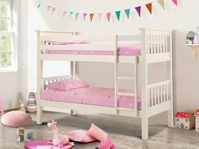 Julian Bowen Barcelona 3FT Single Bunk Bed - White