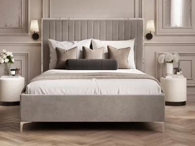 Berkeley Fabric Bed - Mink