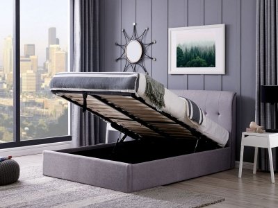 Carmel Fabric Ottoman Bed 