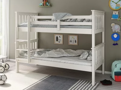 Carra White Bunk Bed 