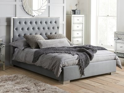 Birlea Chelsea 4FT 6 Double Bed Frame - Grey