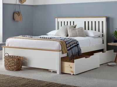 Bedmr Chester 4FT 6 Double Wooden Bed Frame 