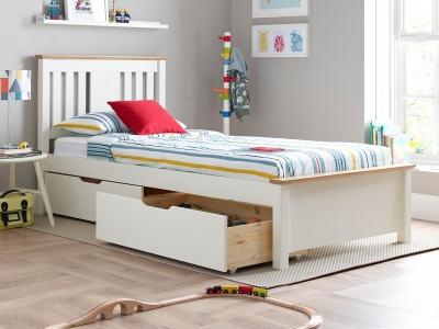 Bedmr Chester 3FT Single Wooden Bed With 2 Drawers