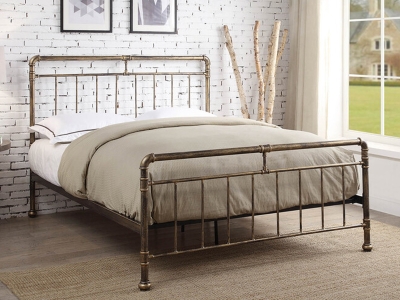 Cilcain Metal Bed Frame - Bronze