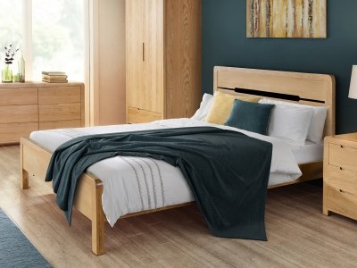 Curve Wooden Bed Frame