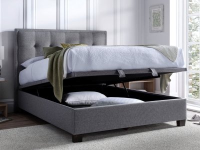 Kaydian Falfield 4FT 6 Double Ottoman Bed - Grey