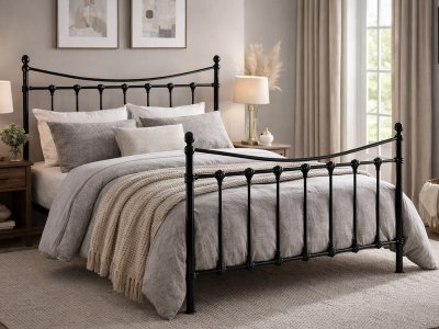 Florida Metal Bed Frame - Black