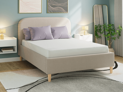 Milan Bed Company Florence Ottoman Bed - Stone