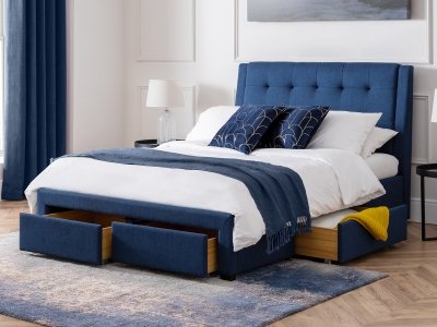 Fullerton Storage Bed Frame - Blue