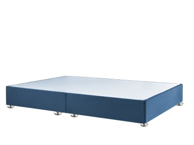 Giltedge Beds Divan Shallow Base - Chrome Sliders