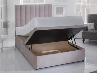Elmwood Half Opening 4FT Small Double Ottoman Base 