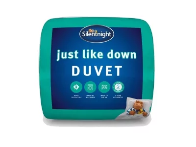 Silentnight Just Like Down 3FT Single Duvet – 10.5 Tog