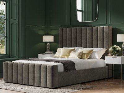 Kilmarth Ottoman Bed Frame - Mid Grey