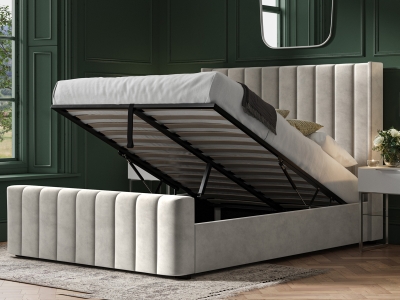 Kilmarth Ottoman Bed Frame - Light Grey