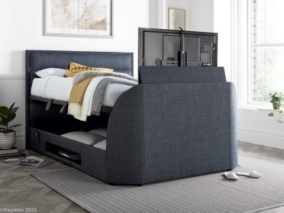 Kaydian Kirkby TV Ottoman Bed - Slate