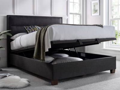 Kaydian Kirkland 4FT 6 Double Ottoman Bed - Slate