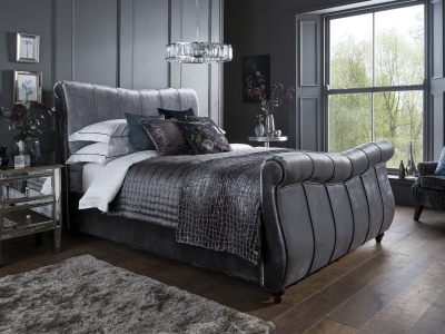 Leona Sleigh Bed Frame