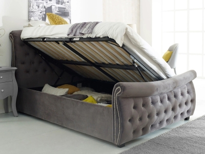 Flair Lucinda Ottoman Bed - Grey