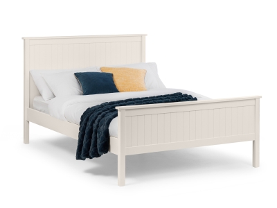 Julian Bowen Maine Wooden Bed Frame - Surf White