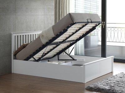 Bedmr Malmo Ottoman Bed - White