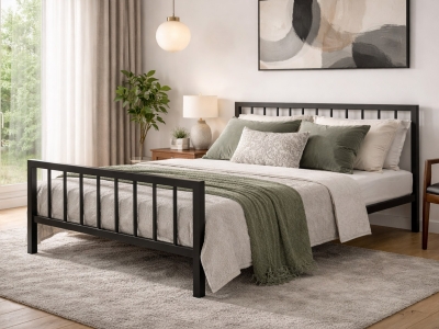 Metro Metal Bed Frame - Black