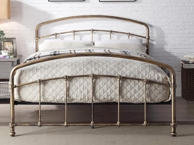 Mostyn Metal Bed Frame - Bronze