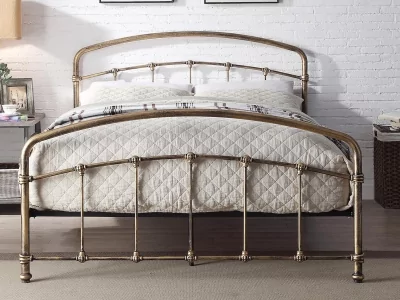 Mostyn Metal Bed Frame - Bronze