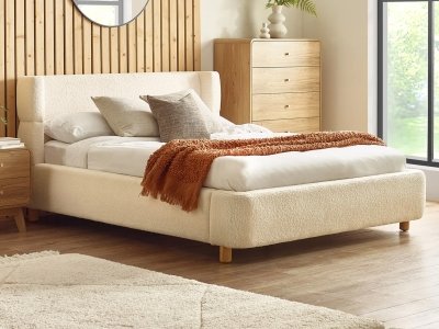 Oberon Boucle Bed Frame