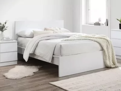 Oslo Wooden Bed Frame - White