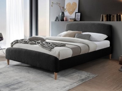 Birlea Otley 4FT 6 Double Fabric Bed Frame - Charcoal