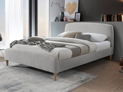 Birlea Otley Fabric Bed Frame - Grey