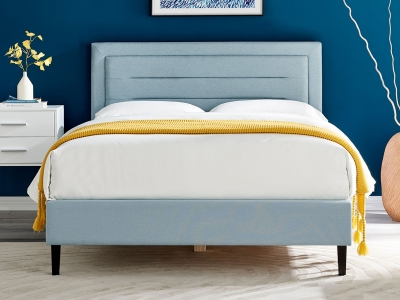 Limelight Picasso Fabric Bed Frame - Blue