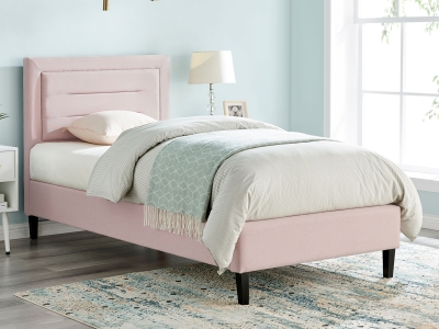 Limelight Picasso Fabric Bed Frame - Pink
