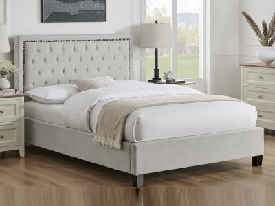 Limelight Rhea Upholstered Bed Frame - Natural