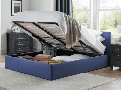 Rialto 4FT 6 Double Ottoman Bed - Blue