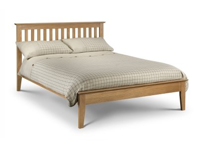 Salerno Wooden Bed Frame - Oak