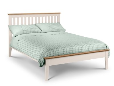 Salerno Wooden Bed Frame - Two Tone