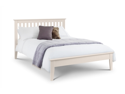 Salerno Wooden Bed Frame - Ivory
