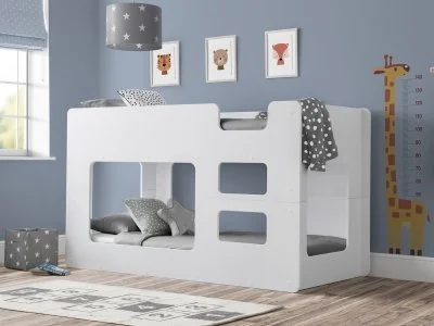 Julian Bowen Solar Wooden Bunk Bed - White