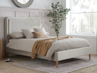 Harlow Bed Frame  - Warm Stone
