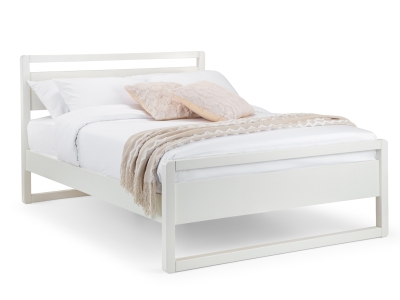 Venice Wooden Bed Frame - White