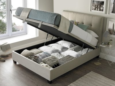 Kaydian Walkworth Ottoman Bed - Oatmeal