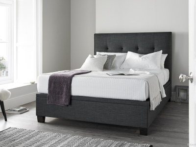 Kaydian Design Walkworth 4FT 6 Double Ottoman Bed - Slate