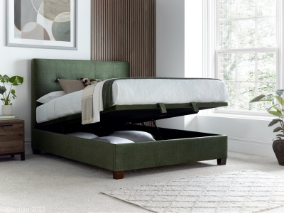Kaydian Design Walkworth Ottoman Bed - Moss Green